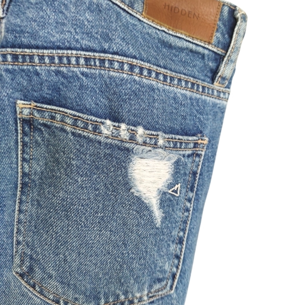 EUC Hidden High-Rise Very Distressed Boyfriend Jean - Picture 4 of 6